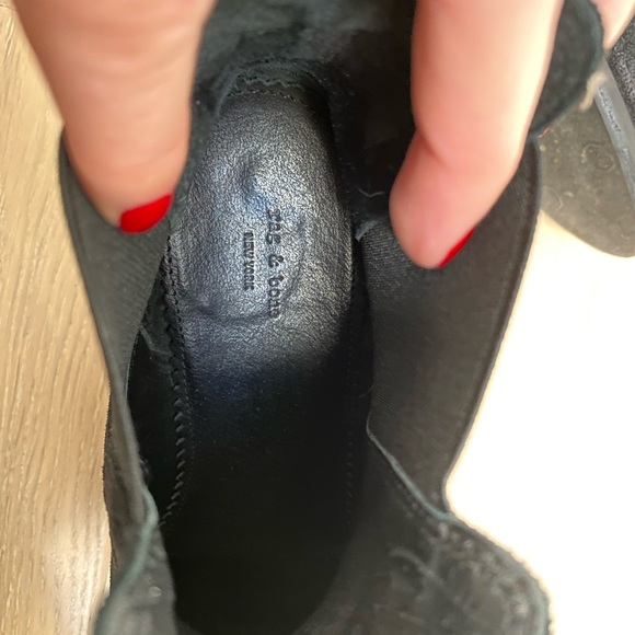 Rag & bone sz 38 (7.5) black suede boots. EUC. - Picture 6 of 6